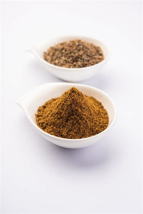 Jeera powder indian spice 16584602 Stock Photo at Vecteezy