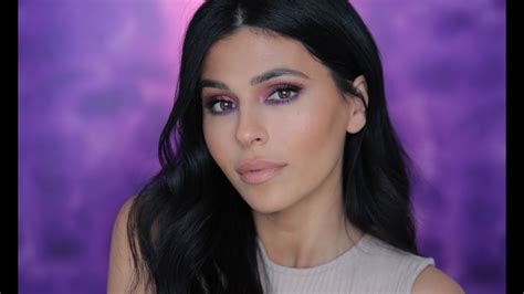 Makeup Tutorial Glam Purple Eye Makeup Teni Panosian Youtube