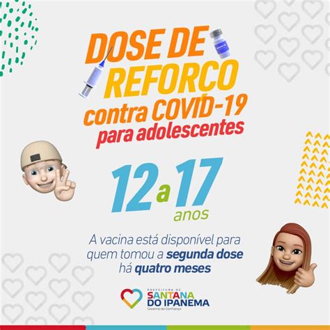 Covid Dose De Refor O Liberada Para Adolescentes De A Anos