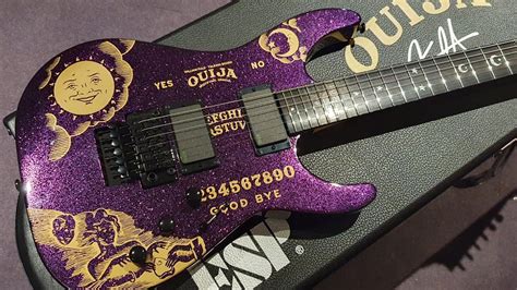 ESP LTD Kirk Hammett Ouija Purple Sparkle Limited Edition Electric ...