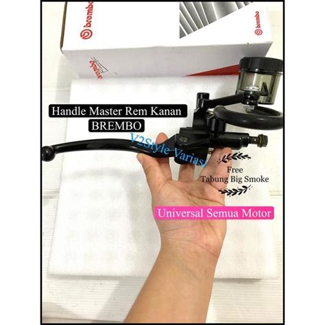 Jual Handle Master Rem Kanan Set Tabung Big Smoke Brembo Yamaha Honda