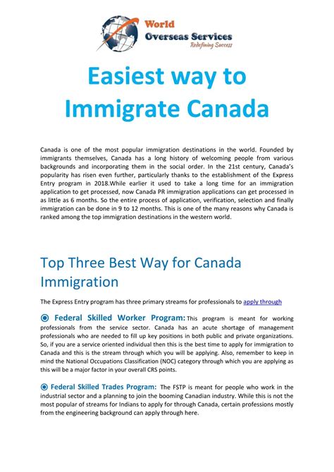 Ppt Canada Immigration Powerpoint Presentation Free Download Id