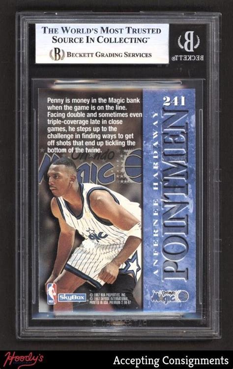 Skybox Premium Rubies Anfernee Hardaway Point Men Bgs