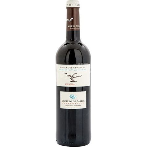 Orgullo de barros Vino tinto crianza Edición Limitada D O Ribera del