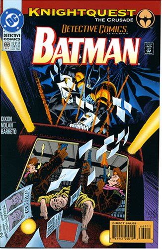 Detective Comics Featuring Batman Dc 669 Dec 93 Knightquest The