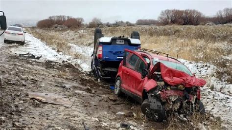 Dos Camionetas Chocaron De Frente En La Ruta Varios Heridos