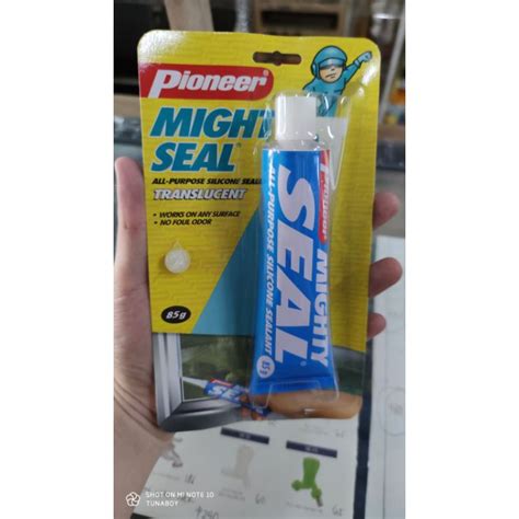 Pioneer Mighty Seal Mightyseal Silicone Sealant Clear 85g Interior