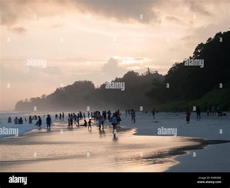 Radhanagar Beach Havelock Andaman India Island Hi Res Stock Photography