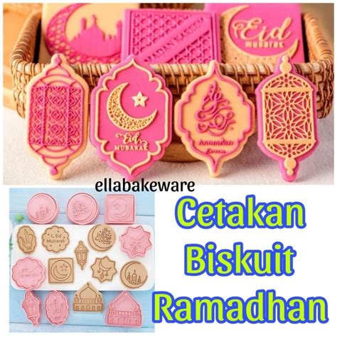 Jual CETAKAN BISKUIT RAMADAN KUE KERING LEBARAN BISCUIT COOKIES MOLD