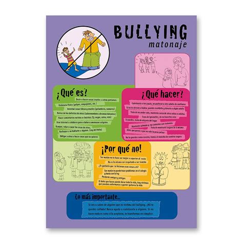 Afiche Anti Bullying Mundito DT Materiales Terapéuticos