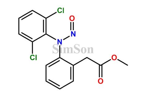 N Nitroso Diclofenac Methyl Ester Cas No Na Simson Pharma Limited