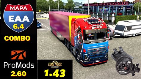 MAPA EAA 6 4 AND PROMODS 2 60 COMBO EURO TRUCK SIMULATOR 2 1 43