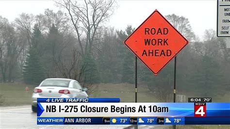 Northbound I 275 Closes As Second Phase Of Road Project Begins