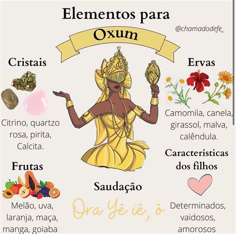 ᴜᴍʙᴀɴᴅᴀ ꇘᴀʙᴇʀ on Instagram Oxum é a deusa do amor e do ouro Orixá