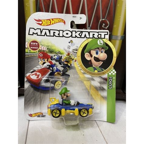 Xe Mô Hình đồ Chơi Hotwheels 1 64 Mario Kart Luigi Mach 8 Shopee Việt Nam