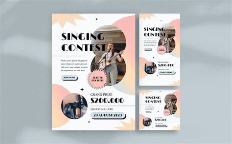 Singing Contest Flyer Template 365926 Templatemonster