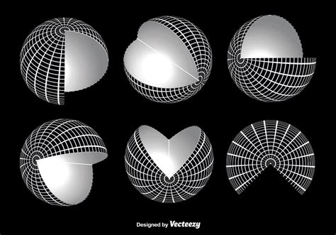 White globe grid vectors 103148 Vector Art at Vecteezy