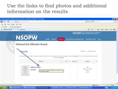 Ppt National Sex Offender Public Registry Check Powerpoint Presentation Id