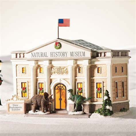 St. Nicholas Square® Village Natural History Museum | Christmas village houses, Christmas ...