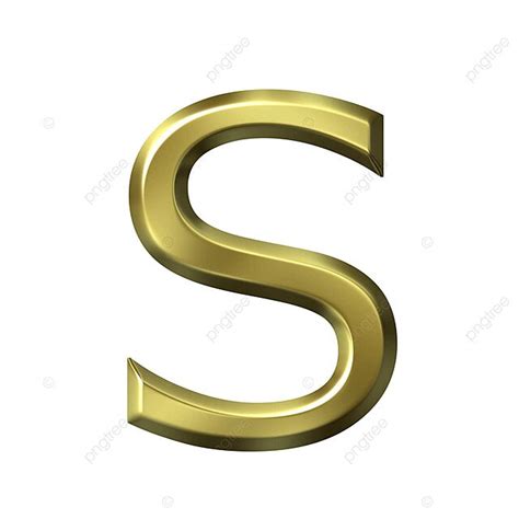 D Golden Letter S Gold Golden Alphabetic Photo Background And Picture