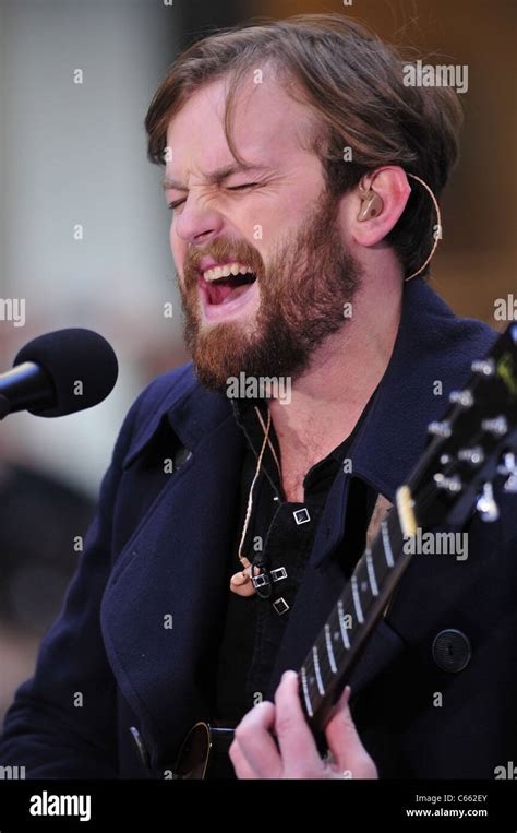 Caleb Followill On Stage For Nbc Today Show Concert With Kings Of Leon