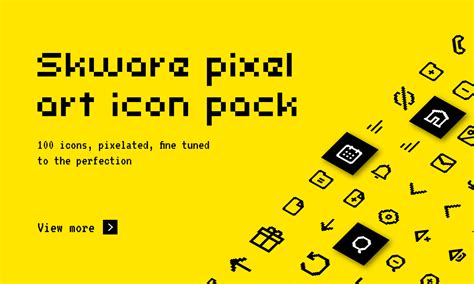 Skware - pixel icon pack, 100 pixelated images, 24px | Figma Community