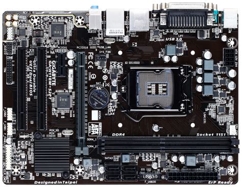 NEW GIGABYTE GA H110M S2 Desktop Motherboard H110 LGA 1151 44 OFF