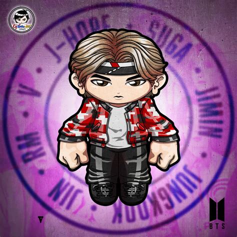 BTS V (Mic Drop) by CyCyAvilla on DeviantArt