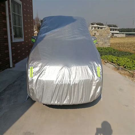 Universal SUV Car Cover Sedan Hatchback Waterproof Double Layer Rain Snow UV Dust Protective ...