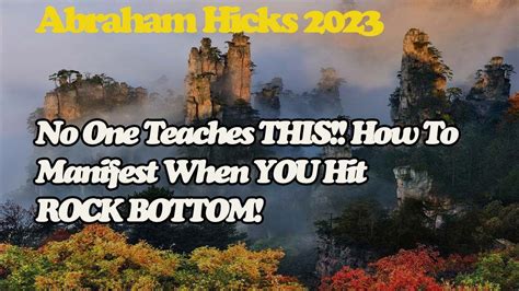 Abraham Hick May 2023 No One Teaches THIS How To Manifest When YOU