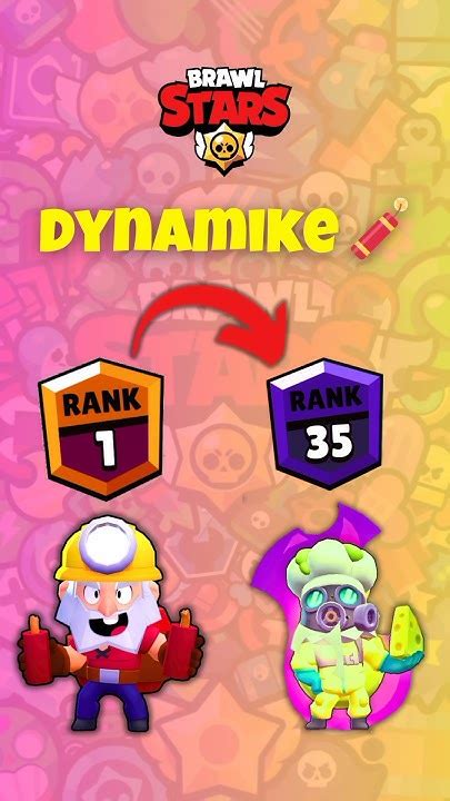 🧨 Dynamike Rank 1 To 35 Shorts Brawlstars Dynamike Youtube