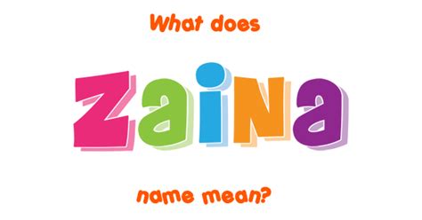 Zaina name - Meaning of Zaina