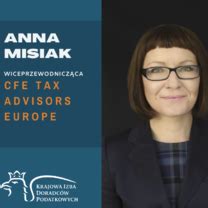 Anna Misiak Po Raz Drugi W Zarz Dzie Cfe Tax Advisers Europe