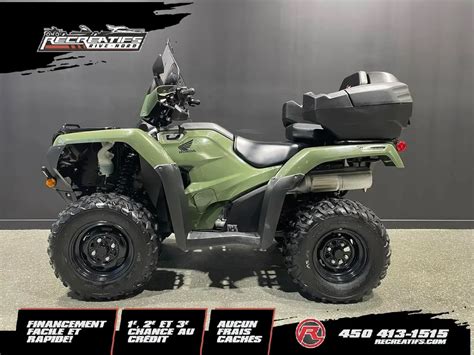 Used 2018 Honda TRX 420 RANCHER DCT IRS EPS In Saint Eustache