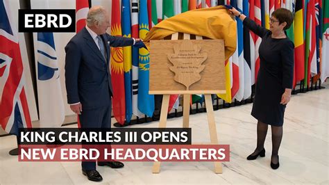 King Charles III Inaugurates EBRDs New Headquarters YouTube