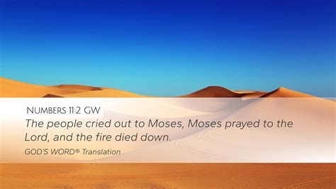 Numbers 11 2 GW Desktop Wallpaper The People Cried Out To Moses