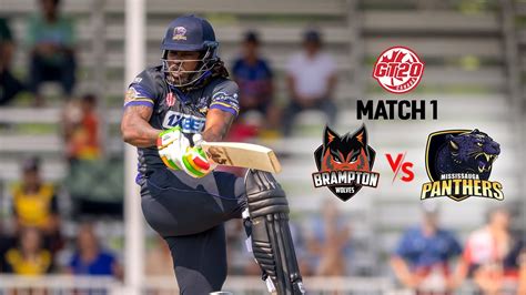 GT20 Canada Season 3 Match 1 Highlights Brampton Wolves Vs