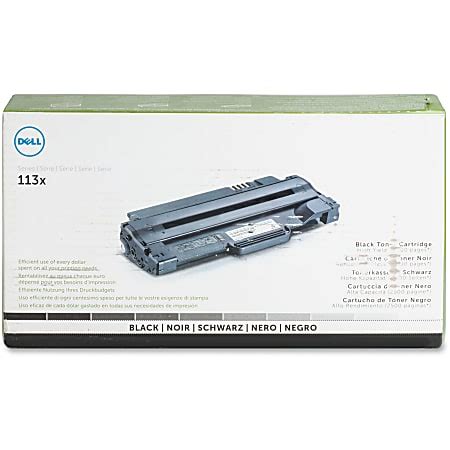 Dell 113X Black High Yield Toner Cartridge Office Depot