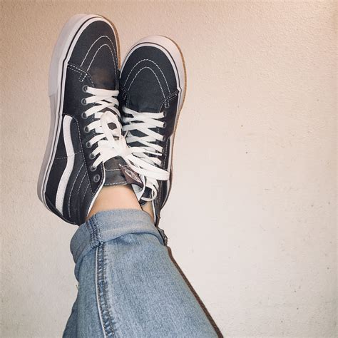 Stylish Gray High Top Vans for a Trendy Look