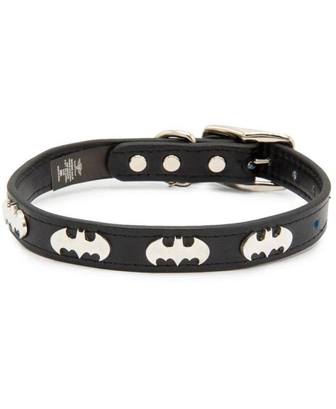 Buckle Down Dc Comics Pet Collar Faux Leather Dog Collar Batman Macys