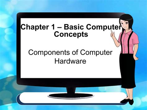 Basic Computer Concepts Components Of Computer Hardware Ppt