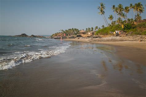 India Goa Vagator Beach Stock Photo Image Of Remote Bahrat 12073816