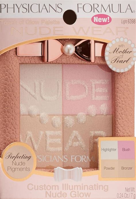 Physicians Formula Nude Wear Custom Glow Palette Light Oz Natural Radiance Makeup Buy