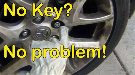 How To Remove Locking Lug Nuts Without Key Youtube