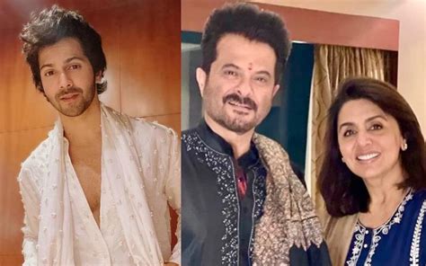 Varun Dhawan Neetu Kapoor Anil Kapoor And Director Raj Mehta Of Karan