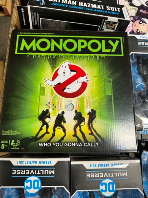 Via Trading Wmcm Wholesale Monopoly Ghostbusters Dc Action