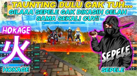 Sepele Vs Hokage Game Turnamen Free Fire Battle Of Stars Youtube