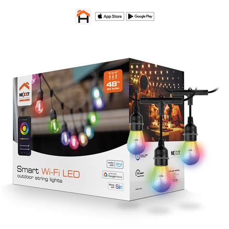 Guirnalda De Luces Led Inteligente Nexxt Rgb Wi Fi Imeqmo