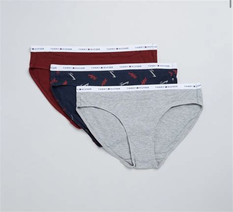 Tommy Hilfiger Classic Cotton Logo And Bikini Pack Of Women S Fashion New Undergarments