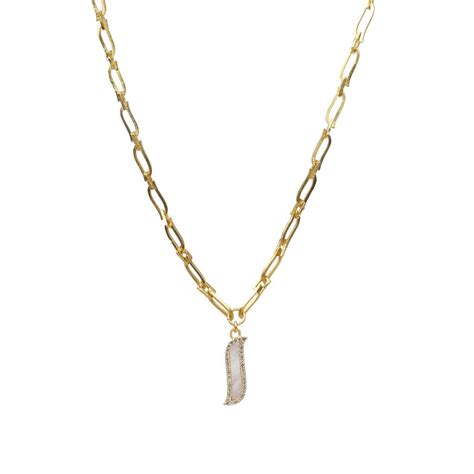 Wave Symphony Link Necklace Mother Of Pearl By Lila Rasa Jewellery